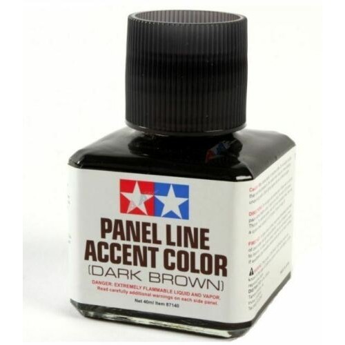 TAMIYA PANEL LINE ACCENT COLOR DARK BROWN 40ml 87140