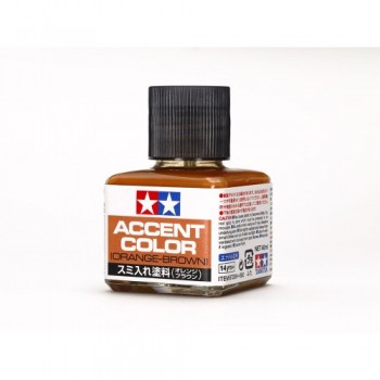 TAMIYA PANEL LINE ACCENT COLOR (ORANGE BROWN ENAMEL FLAT) - 40ML