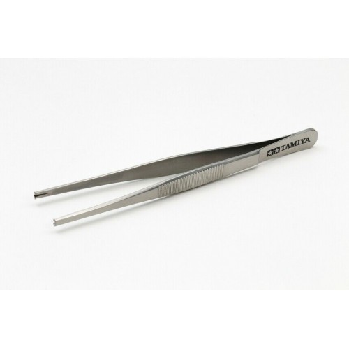 Tamiya 74155 HG Straight Tweezers (Grip Type Tip) RC Car Model Craft Tools