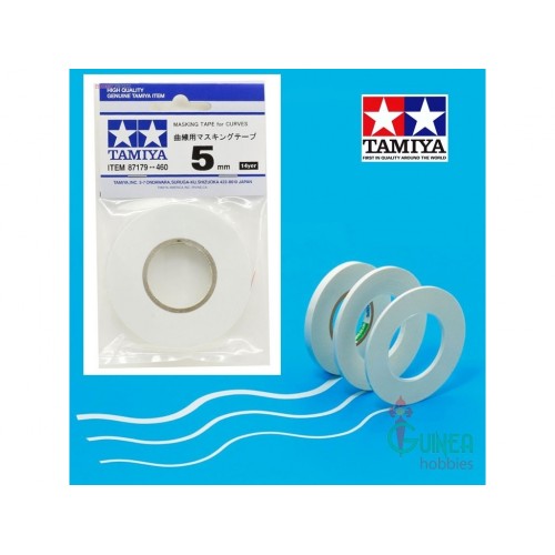 Tamiya Masking tape for Curves (5mm wdth* 20m length) 87179