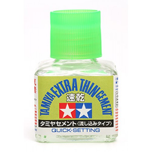 Tamiya Extra Thin Cement (Quick-Setting) 87182