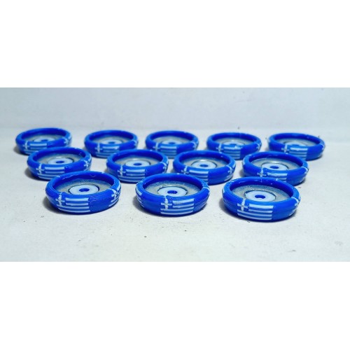 Subbuteo Andrew Table Soccer Greece Flag Concept AEOLUS II Evo Professional bases 