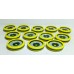 Subbuteo Andrew Table Soccer Yellow Black Yellow AEOLUS II Evo Professional bases 