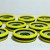 Subbuteo Andrew Table Soccer Yellow Black Yellow AEOLUS II Evo Professional bases 