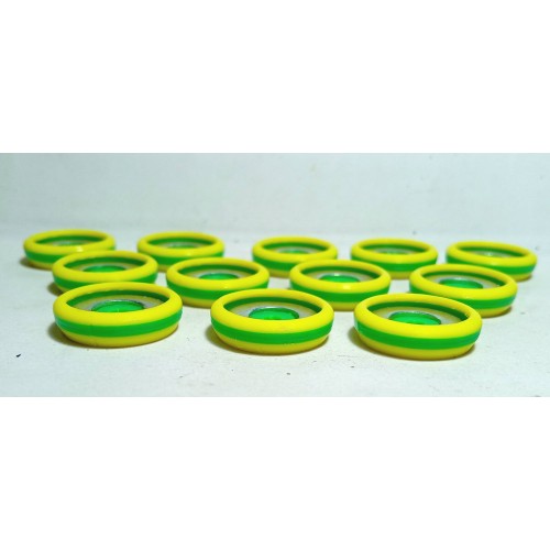 Subbuteo Andrew Table Soccer Yellow Green Yellow AEOLUS II Evo Professional bases 