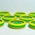 Subbuteo Andrew Table Soccer Yellow Green Yellow AEOLUS II Evo Professional bases 