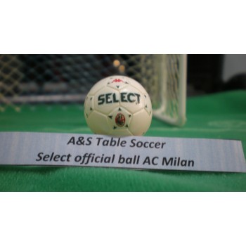 Subbuteo Andrew Table Soccer Select official ball AC Milan 80's