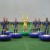 Subbuteo Andrew Table Soccer Skoda Xanthi 2004 away kit on Classic Hasbro Bases