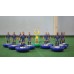 Subbuteo Andrew Table Soccer Skoda Xanthi 2004 away kit on Classic Hasbro Bases