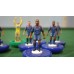 Subbuteo Andrew Table Soccer Skoda Xanthi 2004 away kit on Classic Hasbro Bases