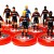 Subbuteo Andrew Table Soccer Midtjylland 2024-25 Champions League edition on WSB Professional bases