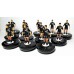 Subbuteo Andrew Table Soccer Athletic Bilbao 2007-08 with Lion away kit on classic Hasbro bases