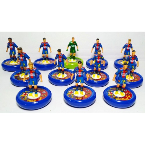 Subbuteo Andrew Table Soccer FC Barcelona 2014-15 Champions League Winners on WSB Professional bases