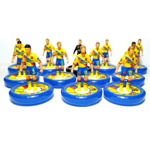 Subbuteo Andrew Table Soccer FC Barcelona 2019-2020 away kit on WSB Professional bases