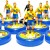 Subbuteo Andrew Table Soccer FC Barcelona 2019-2020 away kit on WSB Professional bases
