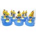 Subbuteo Andrew Table Soccer Barcelona 2019-20 away kit on Classic Hasbro Bases