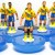 Subbuteo Andrew Table Soccer Barcelona 2019-20 away kit on Classic Hasbro Bases
