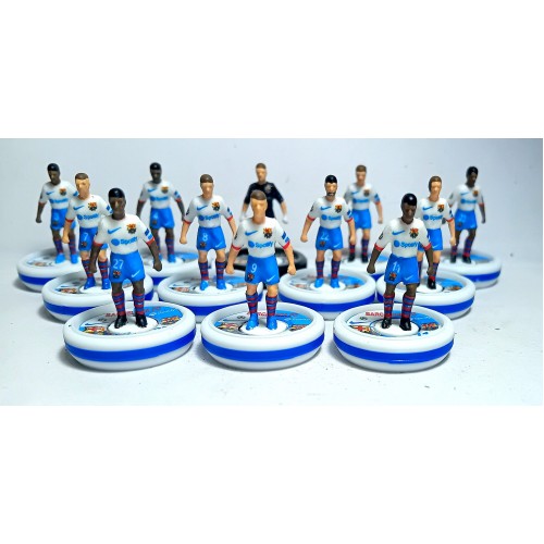Subbuteo Andrew Table Soccer FC Barcelona away kit 2023-24 on WSB Professional bases