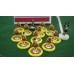 Subbuteo Andrew Table Soccer Barcelona Catalunya 2013-2014 on WSB Professional Bases