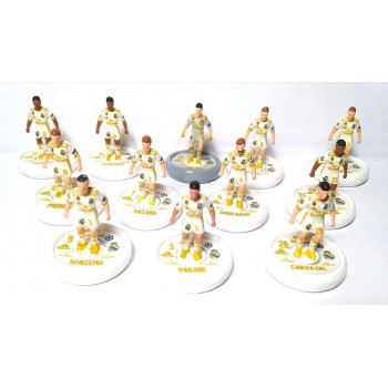 Subbuteo Andrew Table Soccer Real Madrid 2019-20 Champions League kit on WSB Professional bases 