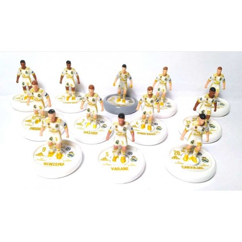 Subbuteo Andrew Table Soccer Real Madrid 2019-20 Champions League kit on WSB Professional bases 