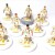 Subbuteo Andrew Table Soccer Real Madrid 2019-20 Champions League kit on WSB Professional bases 