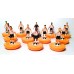 Subbuteo Andrew Table Soccer Valencia 2016-17 away kit on classic Hasbro bases