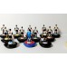Subbuteo Andrew Table Soccer Valencia 2017-2018 on classic Hasbro bases