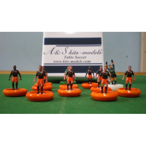 Subbuteo Andrew Table Soccer Valencia 2009-2010 3rd Jersey on WSB Professional Bases