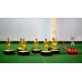 Subbuteo Andrew Table Soccer Villareal 2015-2016️ on Classic Hasbro Bases