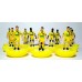 Subbuteo Andrew Table Soccer Villarreal 2021-22 on Classic Hasbro bases