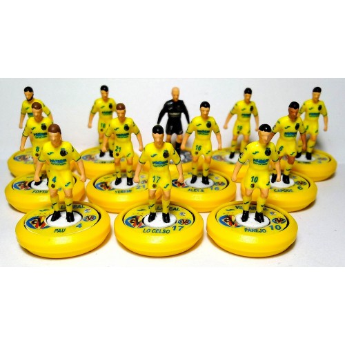 Subbuteo Andrew Table Soccer Villareal 2022-23 on WSB Professional Bases