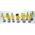 Subbuteo Andrew Table Soccer Villareal 2022-23 kit only 12 players no bases no box