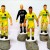 Subbuteo Andrew Table Soccer Villareal 2022-23 kit only 12 players no bases no box