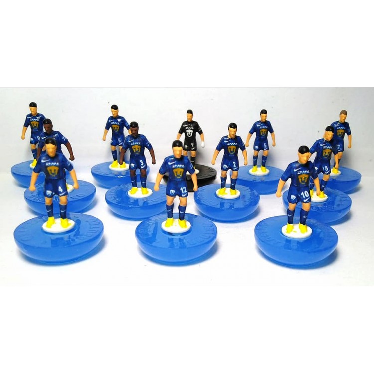 Subbuteo Andrew Table Soccer Unam Pumas 2019-20 on Classic Hasbro bases